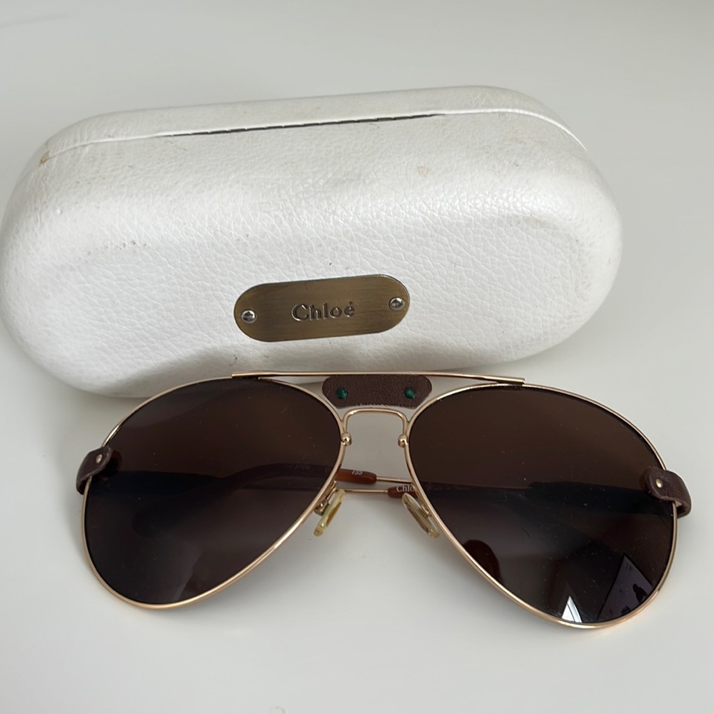 Chloe Aviator Sunglasses, Solaire Collection